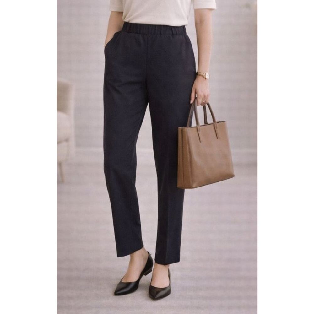 Universal Standard Smart Signature Ponte Work Pants Size XS Charcoal Gray Career